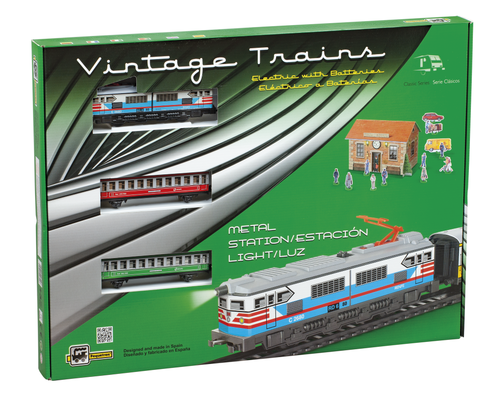 

Детский набор Pequetren Дорога Passengers Train Colors (302) (8412514003026)