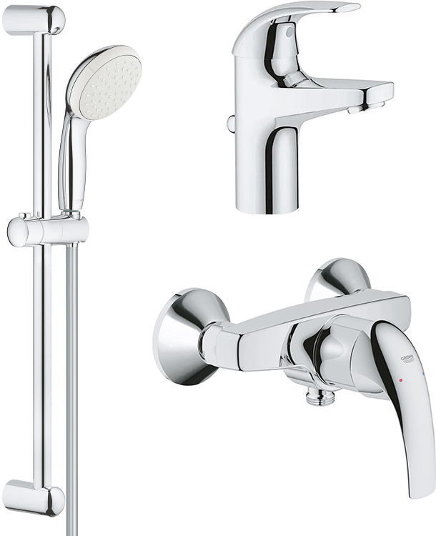 

Набор смесителей GROHE Start Curve 23805111 (23805000+23767000+27853001)