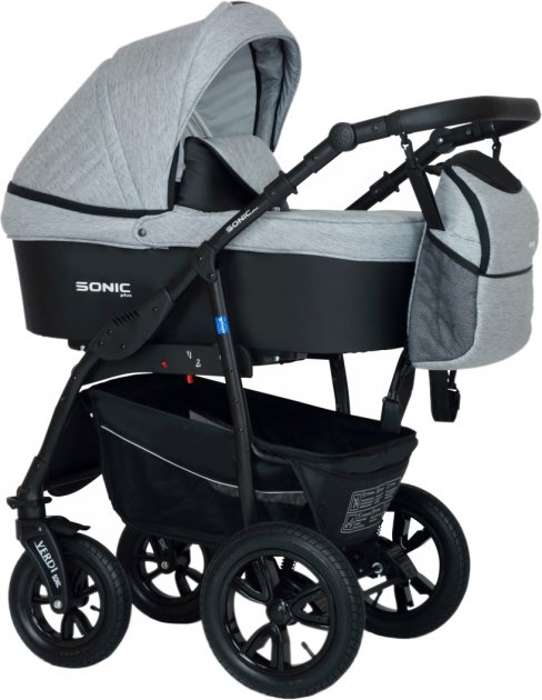 

Универсальная коляска 3в1 Verdi Sonic Plus 06 grey/black