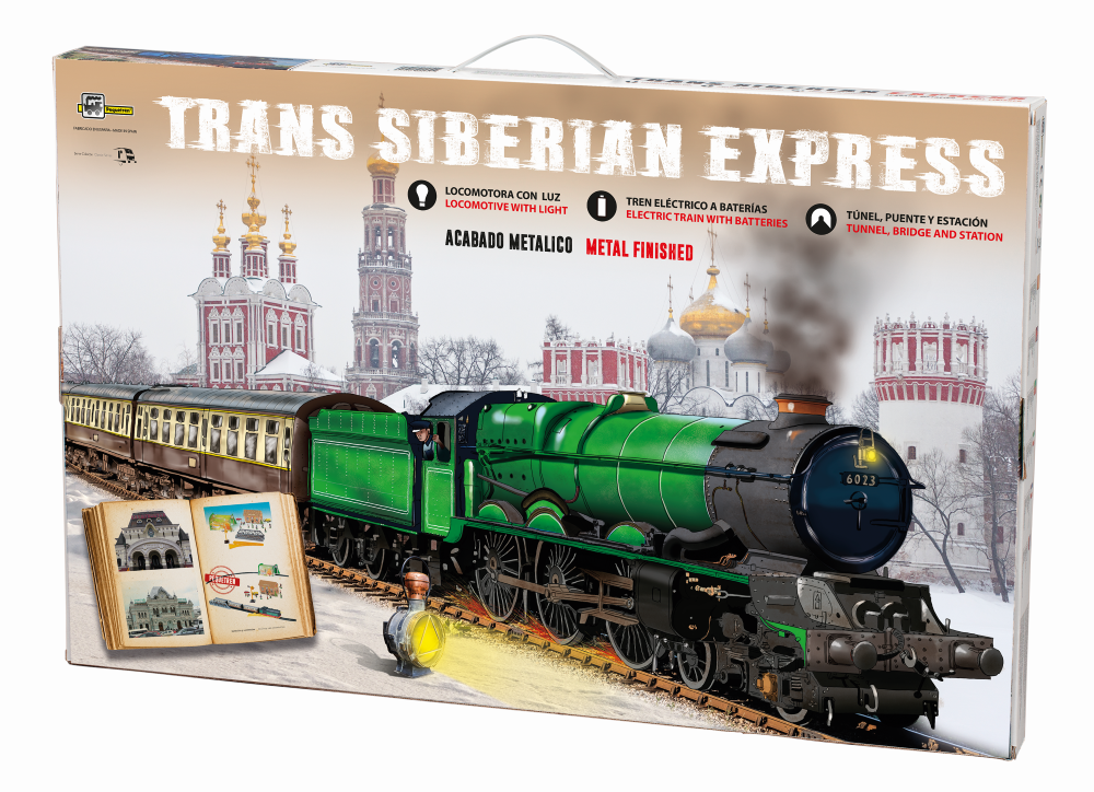 

Детский набор Pequetren Дорога Transsiberian Express (450) (8412514004504)