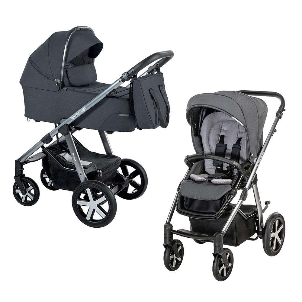 

Универсальная коляска 2в1 Baby Design Husky XL 217 Graphite