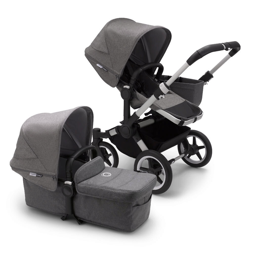

Универсальная коляска 2в1 Bugaboo Donkey 3 Mono Alu/Grey Melange