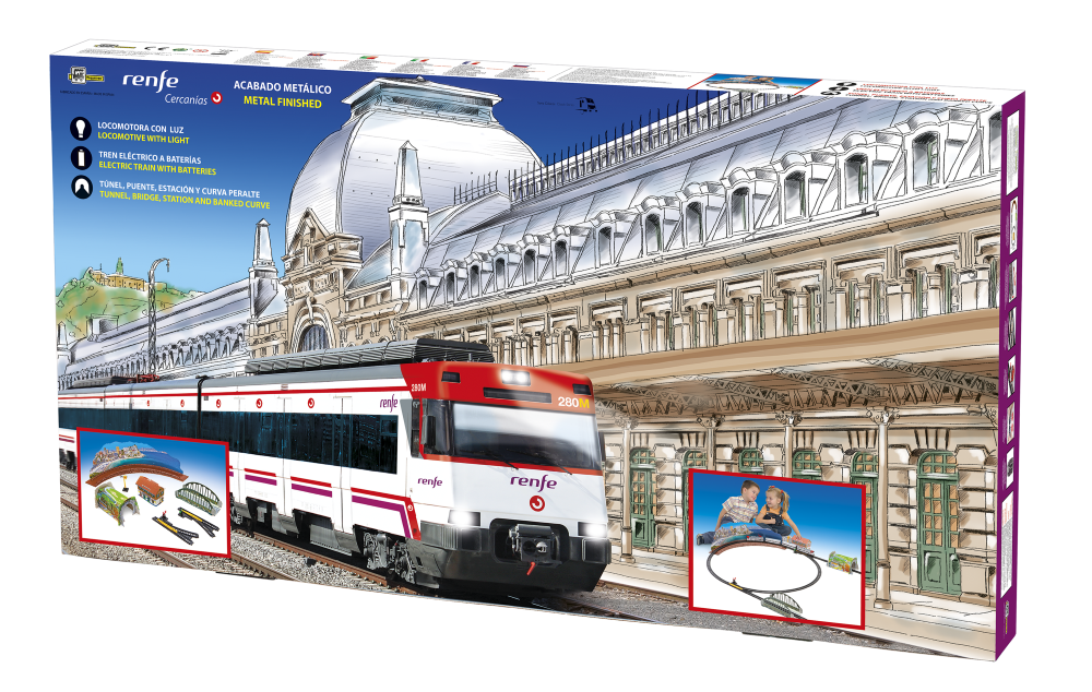 

Детский набор Pequetren Дорога Super Cercanias Renfe (680) (8412514006805)