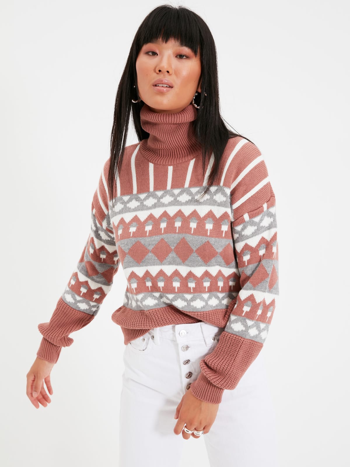 

Свитер Trendyol TWOAW22KZ0907  Powder Pink, Свитер Trendyol TWOAW22KZ0907 M Powder Pink