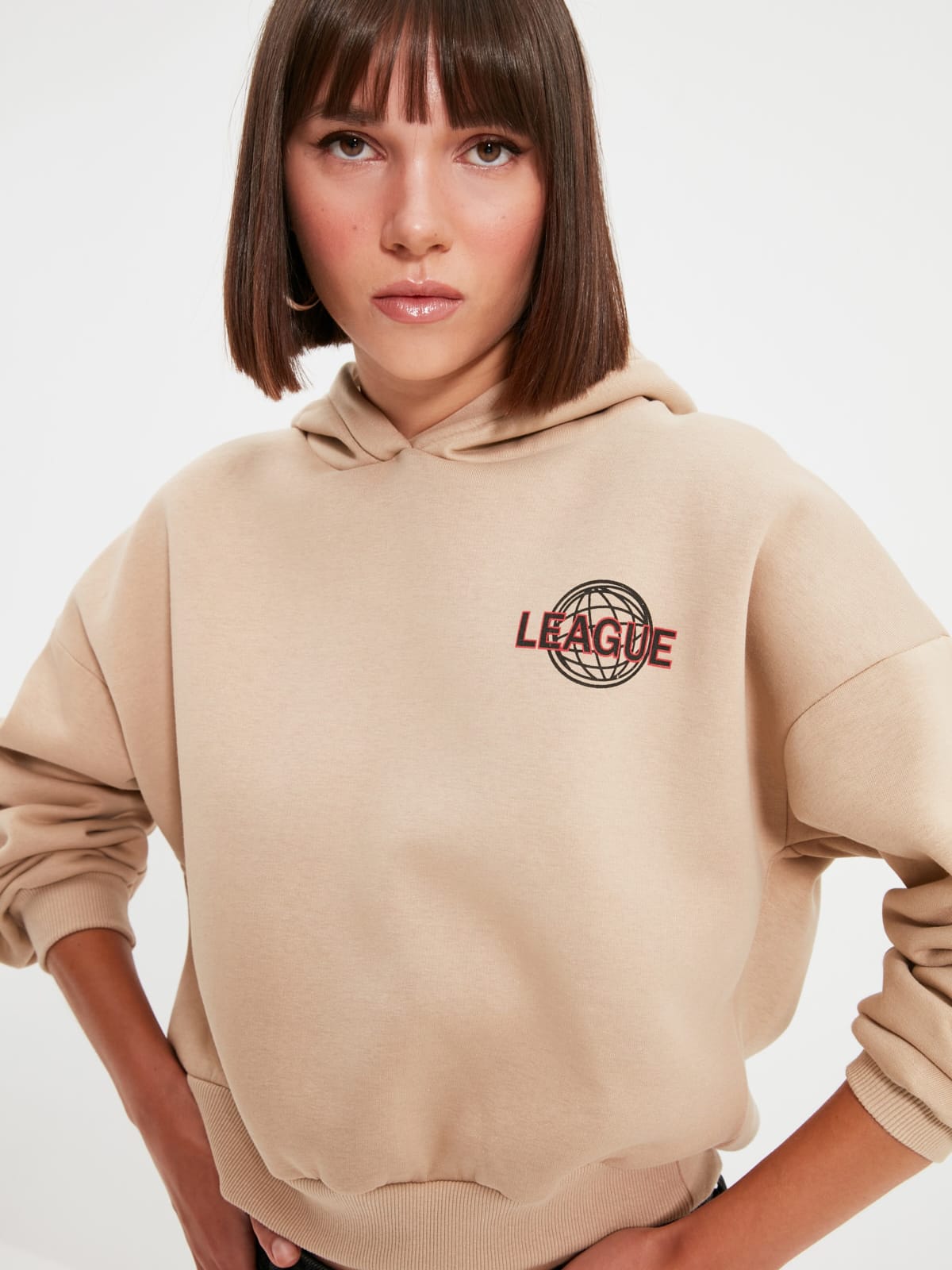 

Худи Trendyol TWOAW22SW0711  Beige, Худи Trendyol TWOAW22SW0711 XL Beige