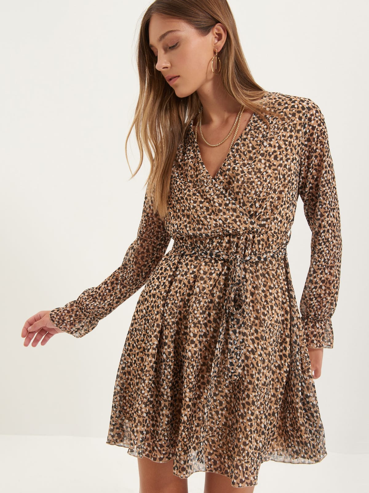 

Платье Trendyol TWOSS20EL0626  Camel, Платье Trendyol TWOSS20EL0626 42 Camel