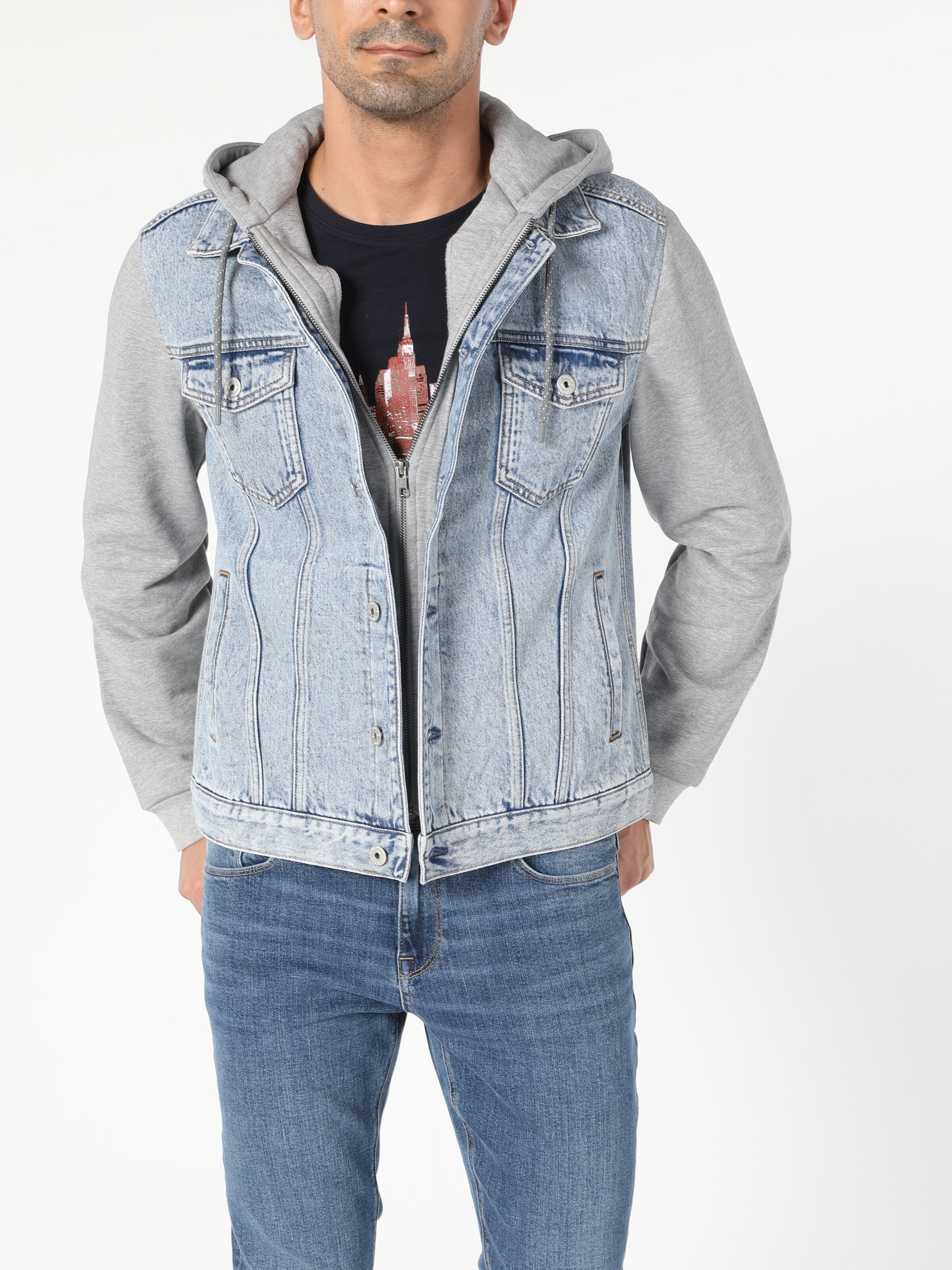 

Джинсовая куртка Colin' CL1055624DN41532  Jershey Wash, Джинсовая куртка Colin's CL1055624DN41532 S Jershey Wash