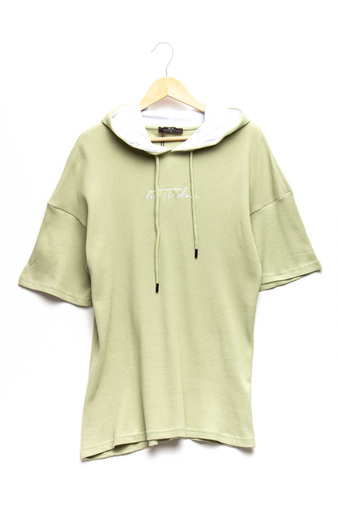 

Худі з коротким рукавом чоловічий, оверсайз 2512 Clothing L м'ятний