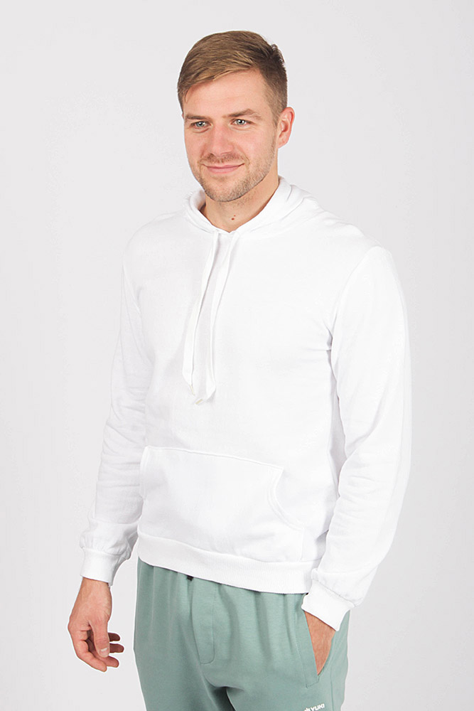 

Худі чоловіче A.S.-Sport  білий, Худі чоловіче A.S.L-Sport L білий