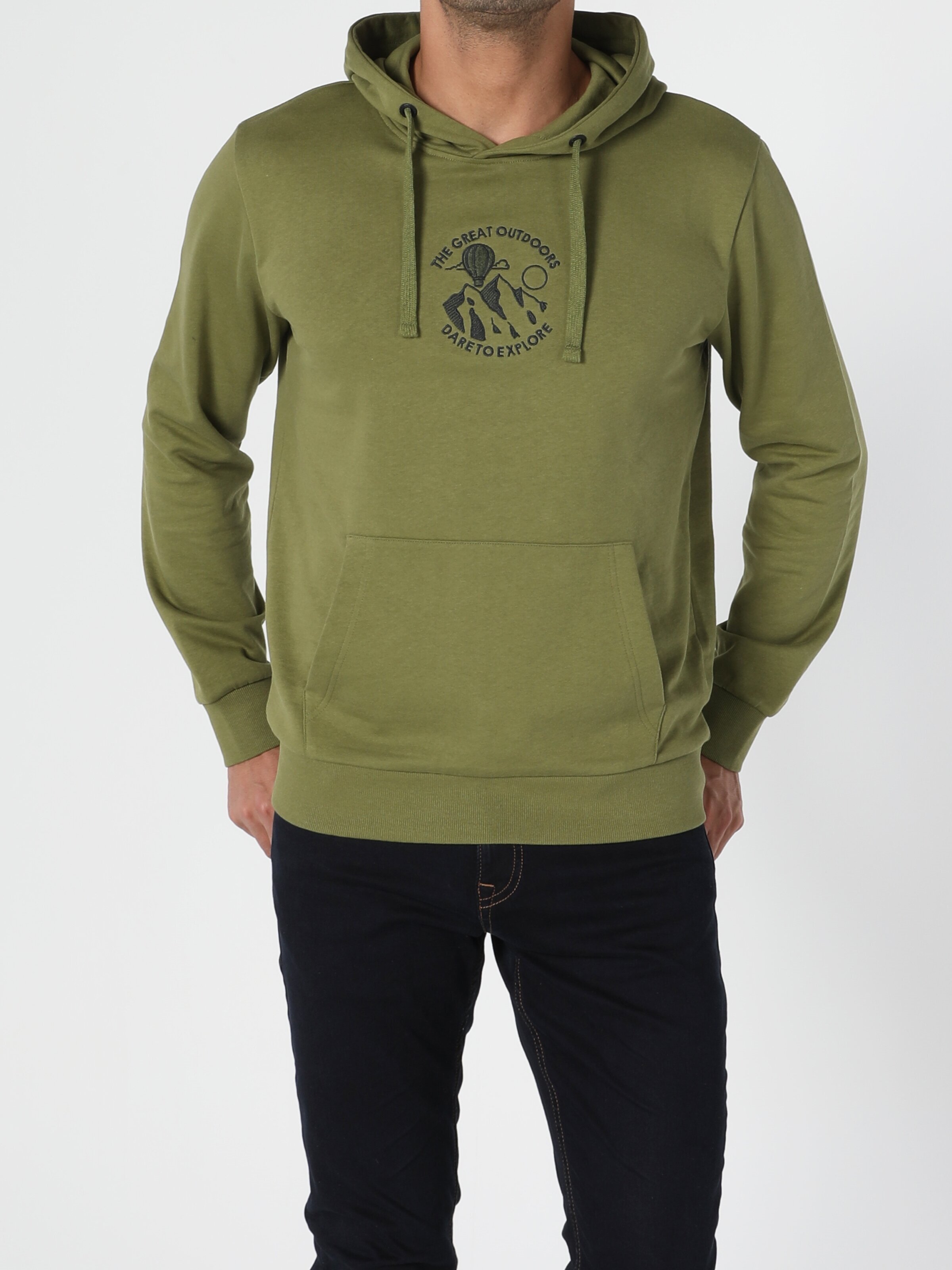 

Худи Colin's CL1054919KHA  Khaki, Худи Colin's CL1054919KHA L Khaki