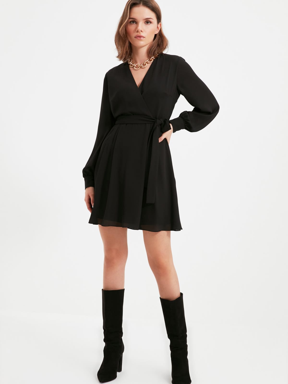 

Платье Trendyol TWOAW22EL0691  Black, Платье Trendyol TWOAW22EL0691 36 Black