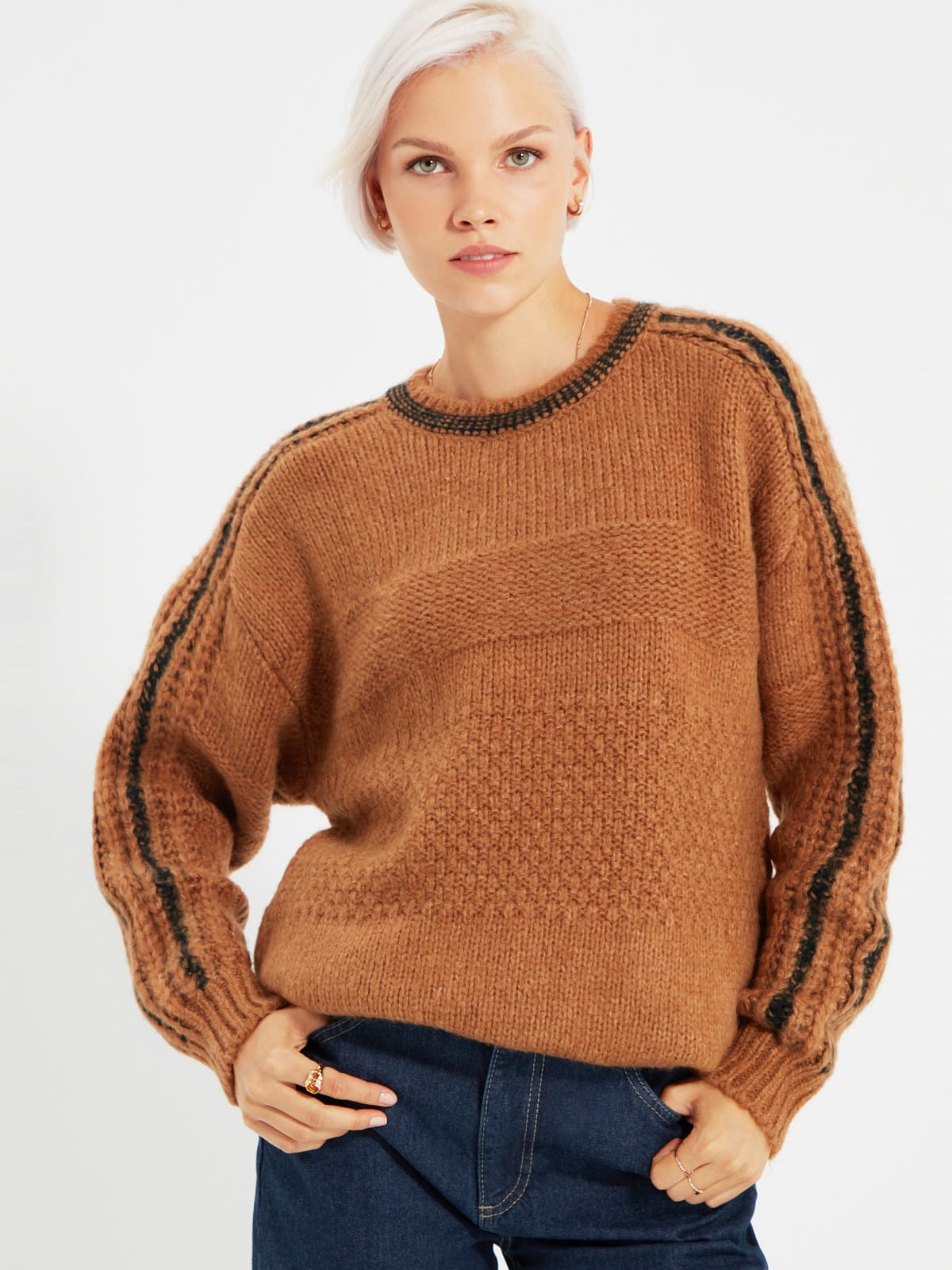 

Джемпер Trendyol TWOAW22KZ0704  Camel, Джемпер Trendyol TWOAW22KZ0704 S Camel