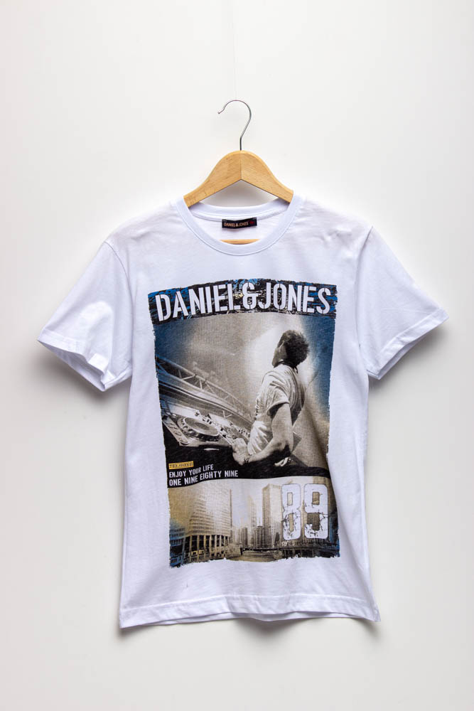 

Футболка регуляр чоловіча Daniel Jones XXL білий
