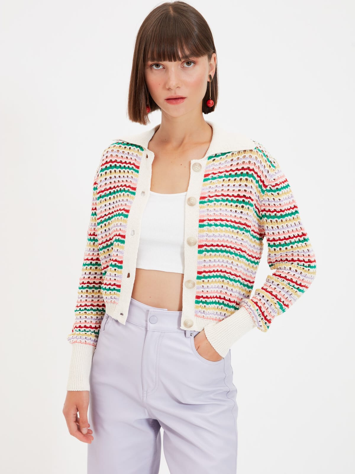 

Кардиган Trendyol TWOAW22HI0196  Multi Color, Кардиган Trendyol TWOAW22HI0196 S Multi Color
