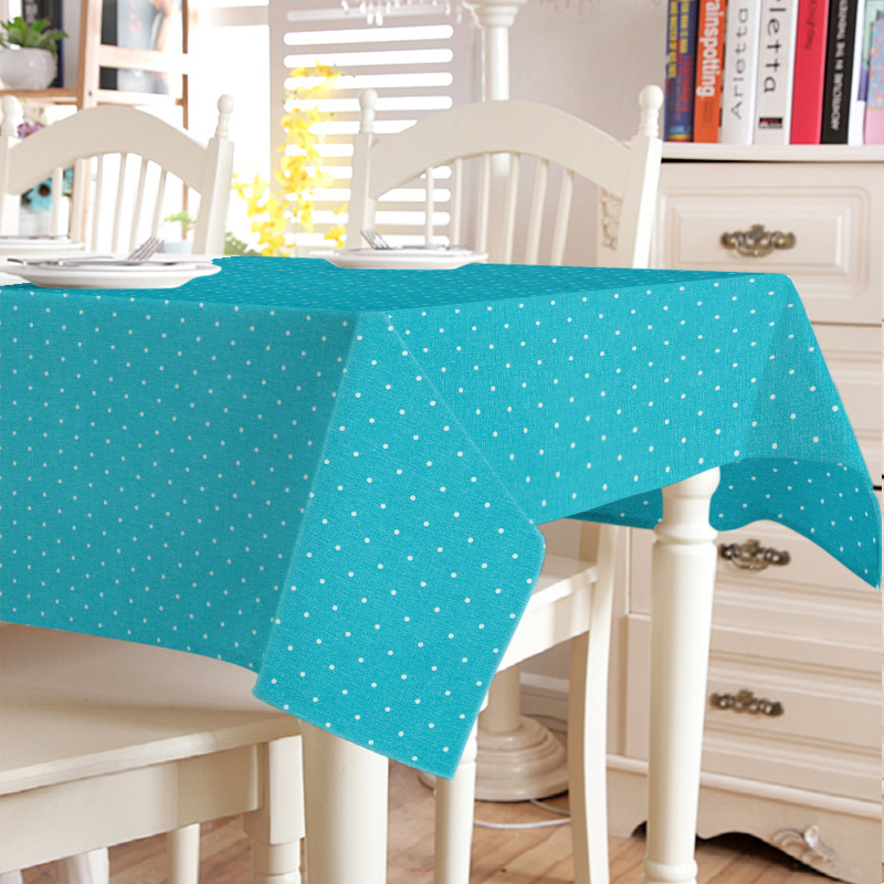 

Скатерть с акриловой пропиткой Mantel Dots Blue TT164601 100x140