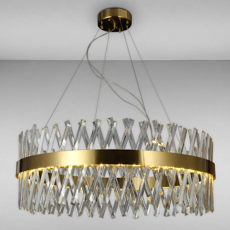 

Люстра подвесная LED Light House LS-17090 GD 800MM золото