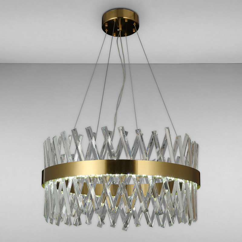 

Люстра подвесная LED Light House LS-17090 GD 600MM золото