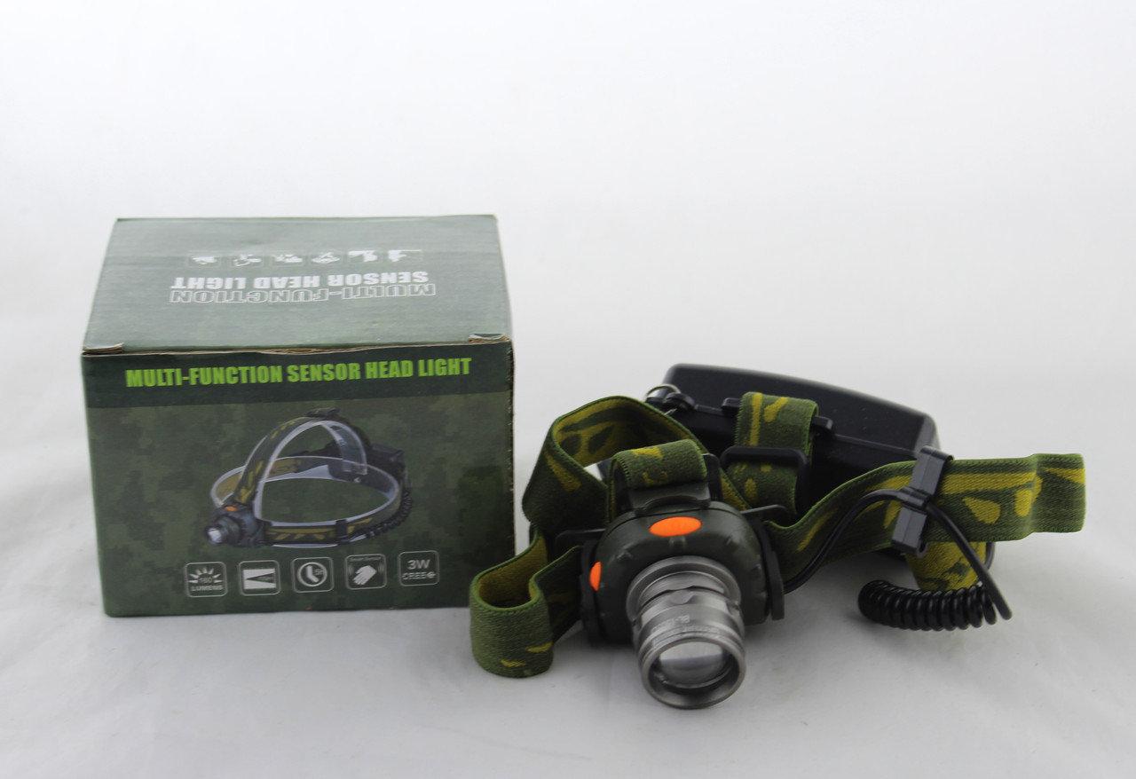 

Фонарик налобный SH BL 1505 \ 602B SENSOR+SOLAR
