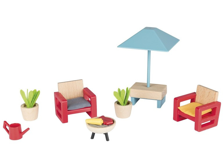 

Набор мебели (садовая мебель) для кукольного дома PlayTive Junior