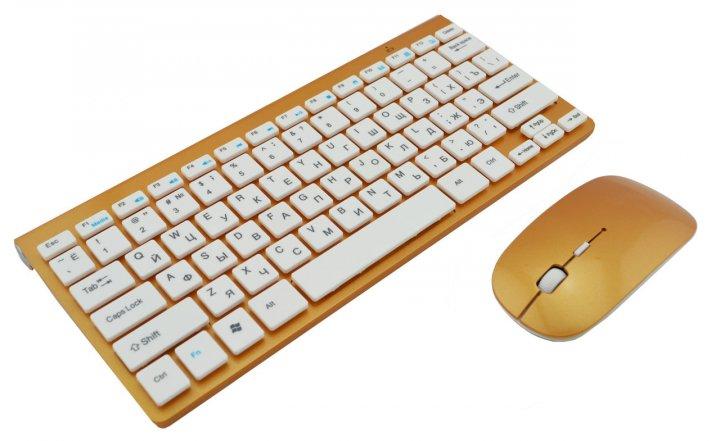 

Беспроводной комплект клавиатура и мышь KeyBoard Wireless UKC 5263/902 компактный набор (388619)