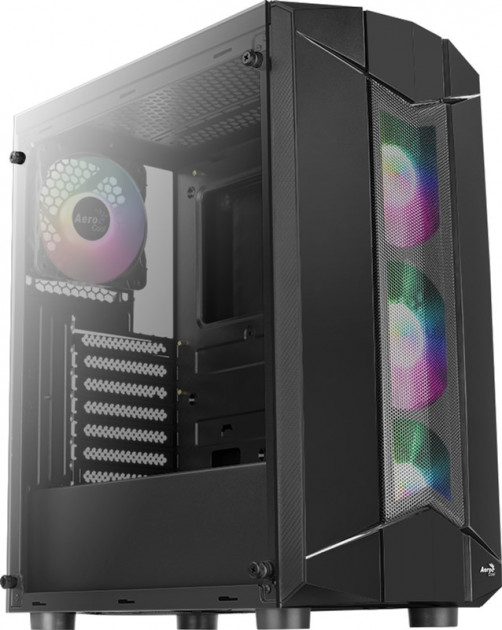 

Корпус Aerocool "PGS" Sentinel, Black, Middle Tower, без БП, 0,5 мм, для ATX / micro ATX / mini-ITX,