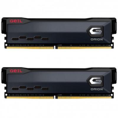 

Модуль памяти для компьютера DDR4 16GB (2x8GB) 3200 Orion Black GEIL (GOG416GB3200C16BDC)