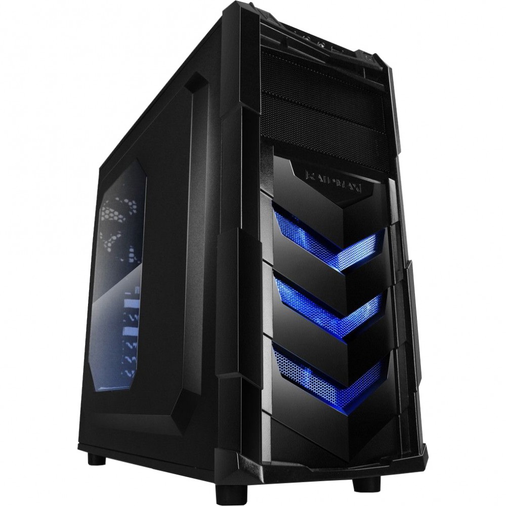 

Корпус Raidmax Vortex V4 404BU / Black-Blue / Без БП