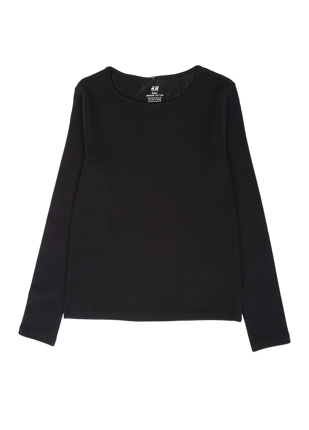 

Лонгслив H&M 146 152см черный 1612760143