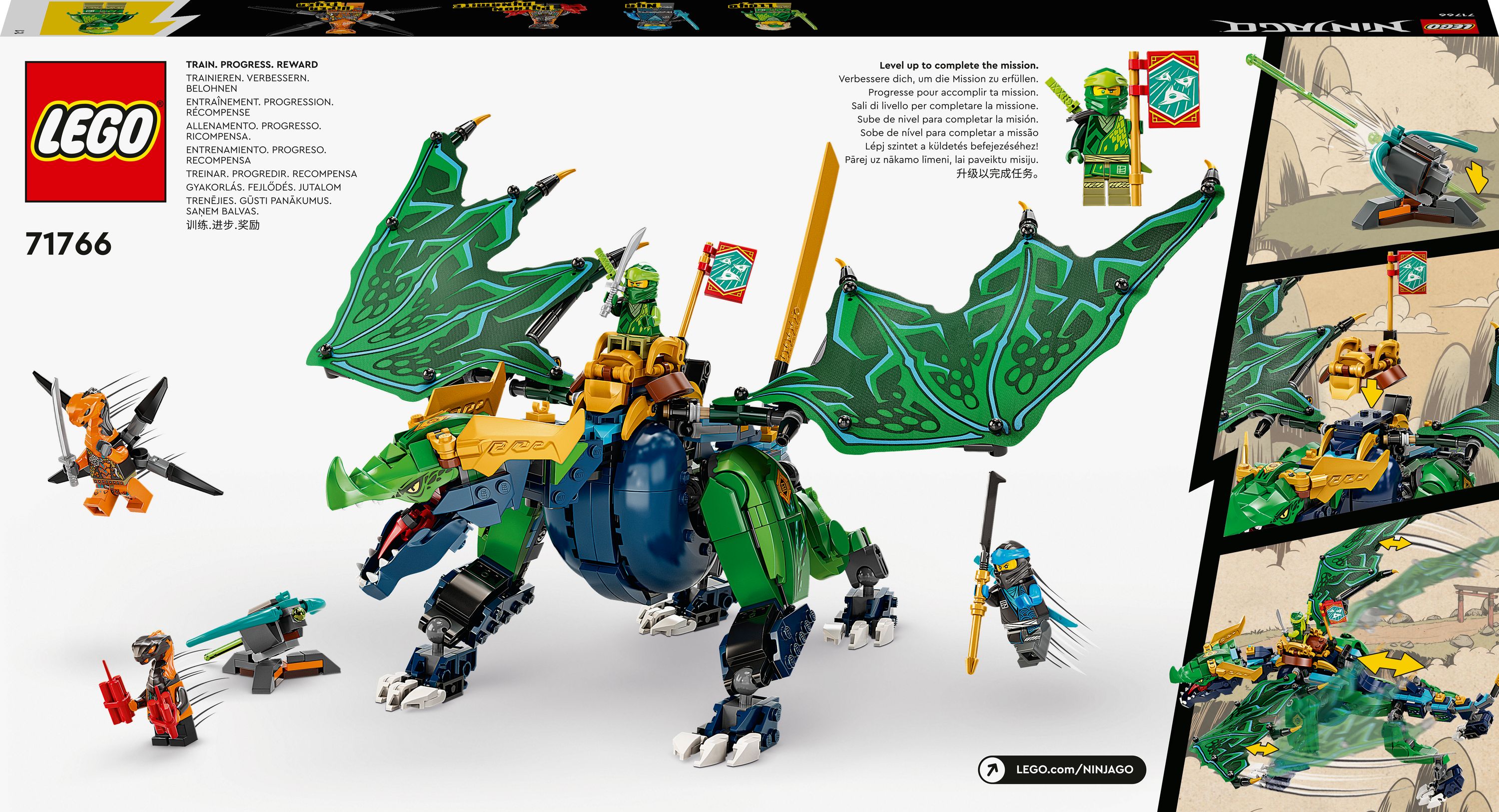 Lego ninjago hot sale lloyd's dragon