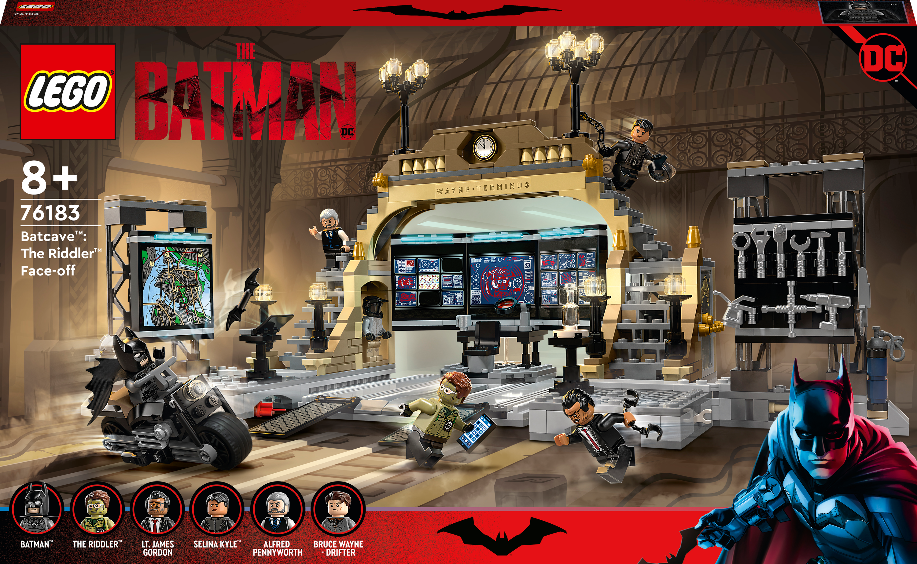 

Конструктор LEGO Super Heroes DC Batman Бэтпещера: схватка с Загадочником 581 деталь (76183)