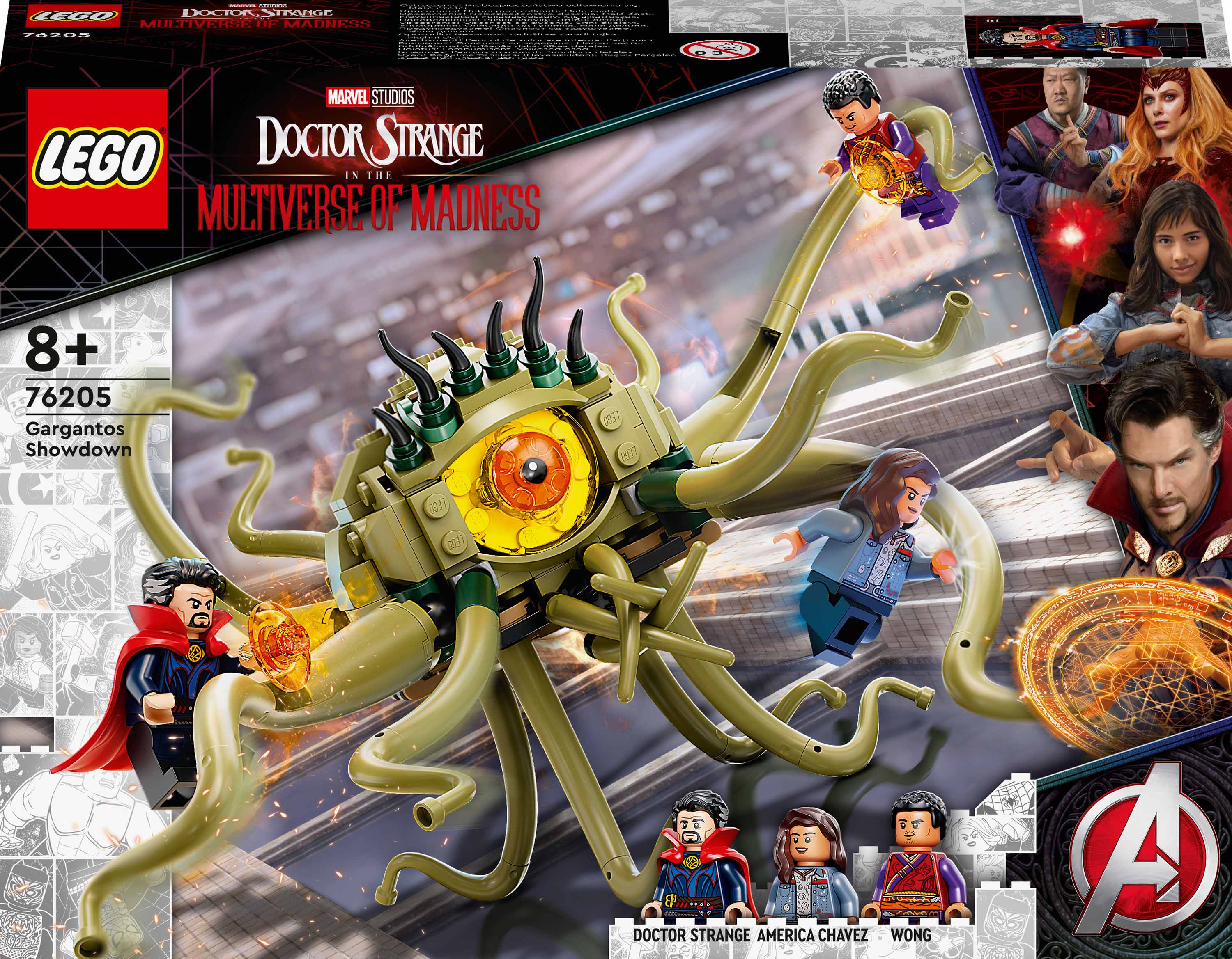 

Конструктор LEGO Super Heroes Marvel Битва с Гаргантосом 264 детали (76205)