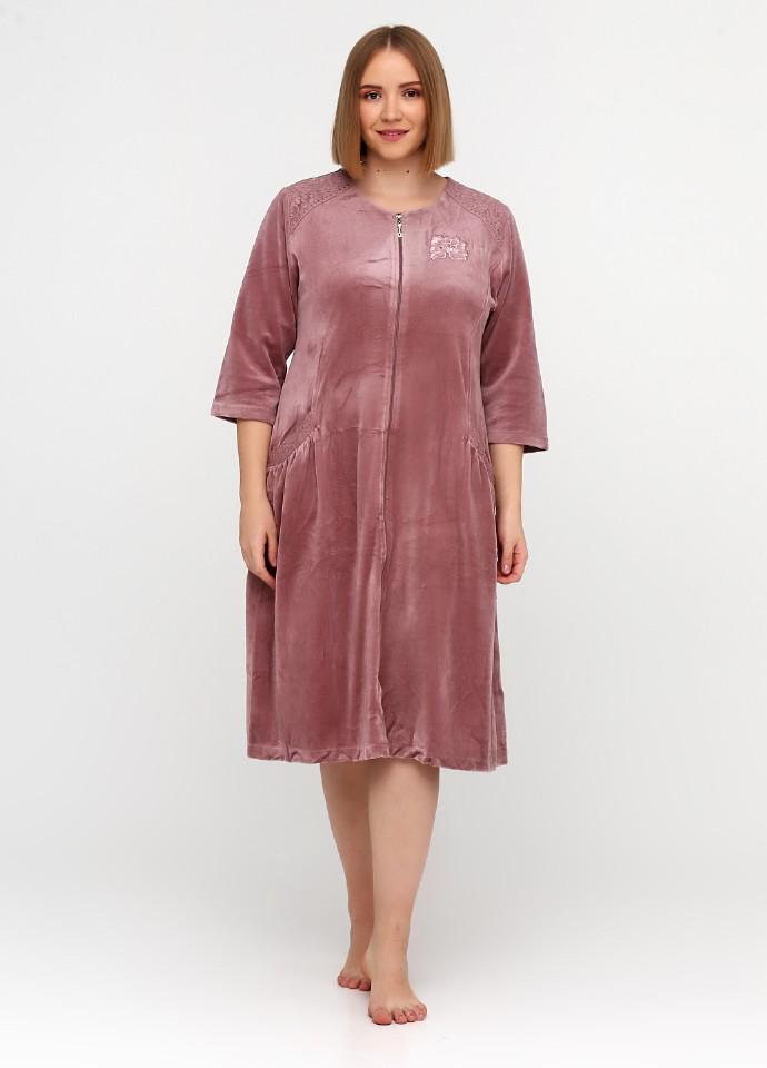 

Халат женский Romeo Life  пудра (3470-B_П, Халат женский Romeo Life 4XL пудра (3470-B_П)