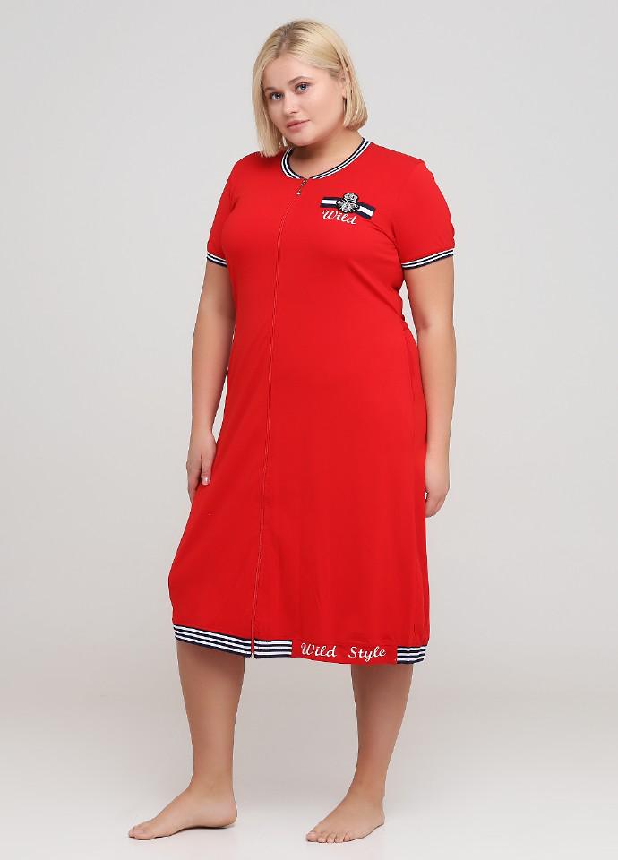 

Халат женский Rukim  красный (1046-14, Халат женский Rukim 2XL красный (1046-14)