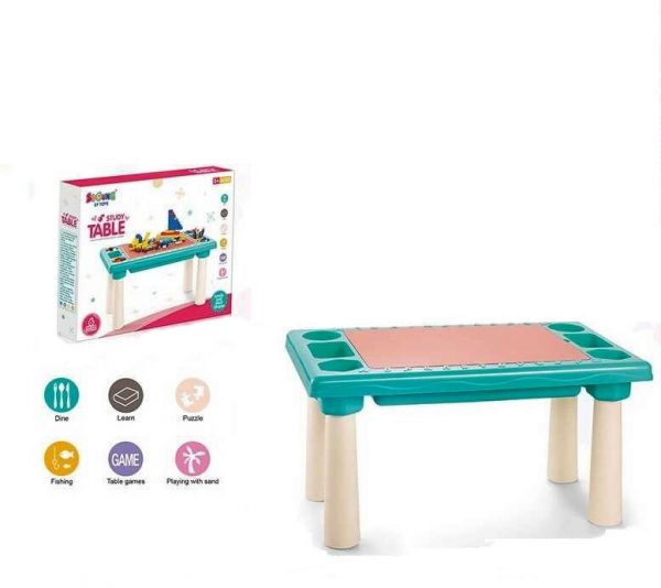

Игровой столик с конструктором SYOUG SY TOYS (9182) 300 деталей, двусторонняя поверхность