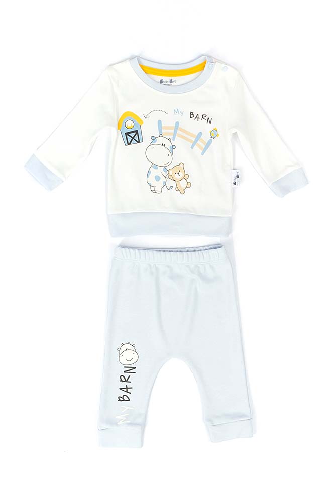 

Костюм з штанами на хлопчика Little Gift 68 блакитний (SKT000544715)