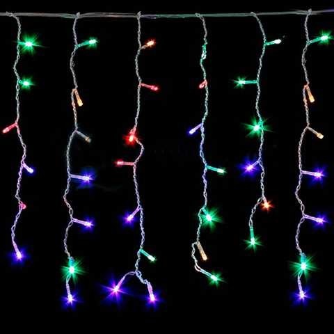 

Светодиодная гирлянда Уличная Бахрома LED 4.5 метров Соединительная Разноцветный