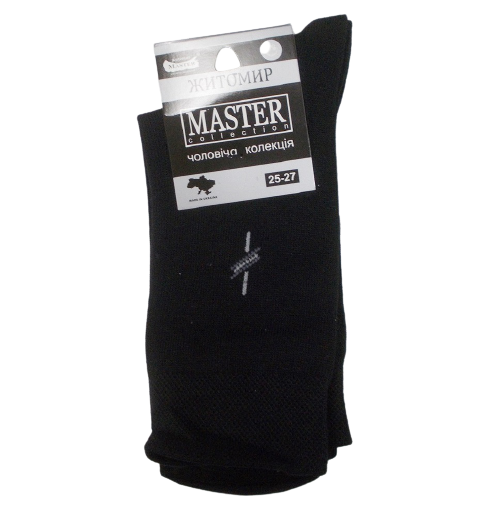 

Мужские носки Master - черные, Мужские носки Master 39-42 черные
