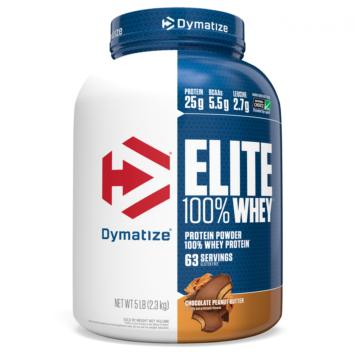 

Протеин Elite100% Whey, шоколад и арахисовое масло, Dymatize Nutrition, 2,3 кг