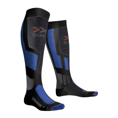 

Термоноски X-Socks Snowboard - Anthracite / Azure, Термоноски X-Socks Snowboard 35-38 Anthracite / Azure