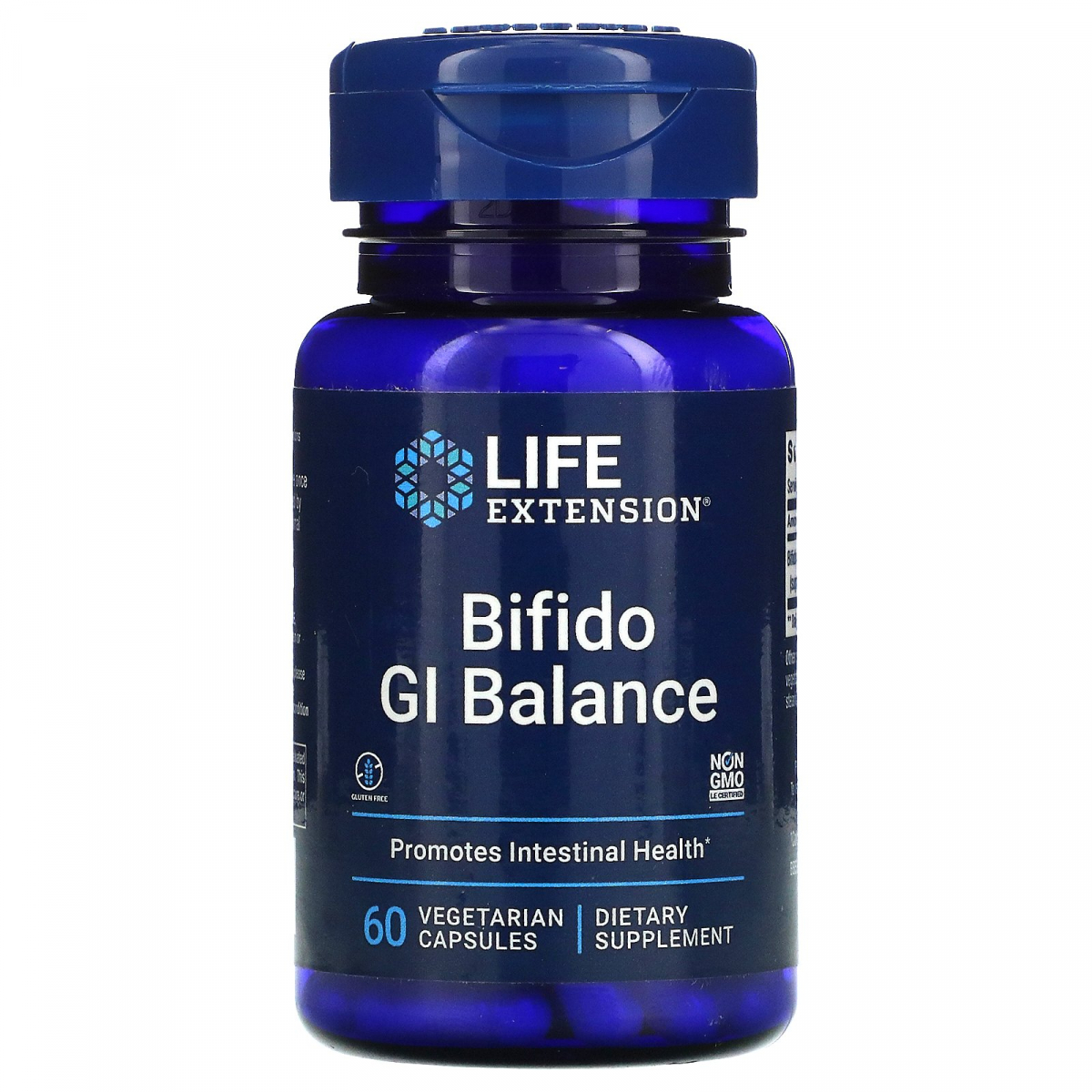 

Бифидобактерии для кишечника, Bifido GI Balance, Life Extension, 60 вегетарианских капсул