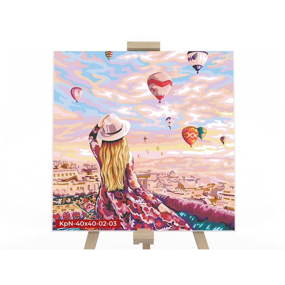 

Картина по номерам №3 "Каппадокия" 40*40см, серия 2, в кор. Danko Toys KpN-40x40-02-03