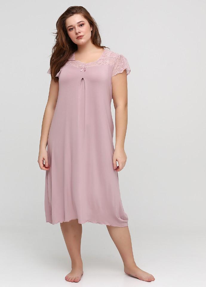 

Ночная рубашка женская Cotpark 13318  розовая, Ночная рубашка женская Cotpark 13318 2XL розовая