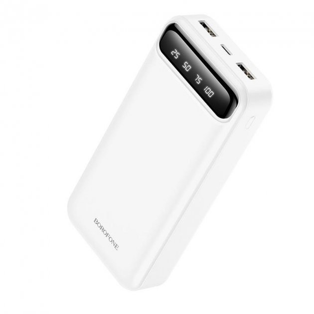 

Павербанк Borofone Long Display 20000mAh |2xUSB/Type-C, 2A|