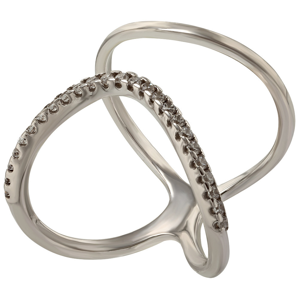 

Серебряное кольцо с фианитами Tango Jewellery Company 380222С размер 15
