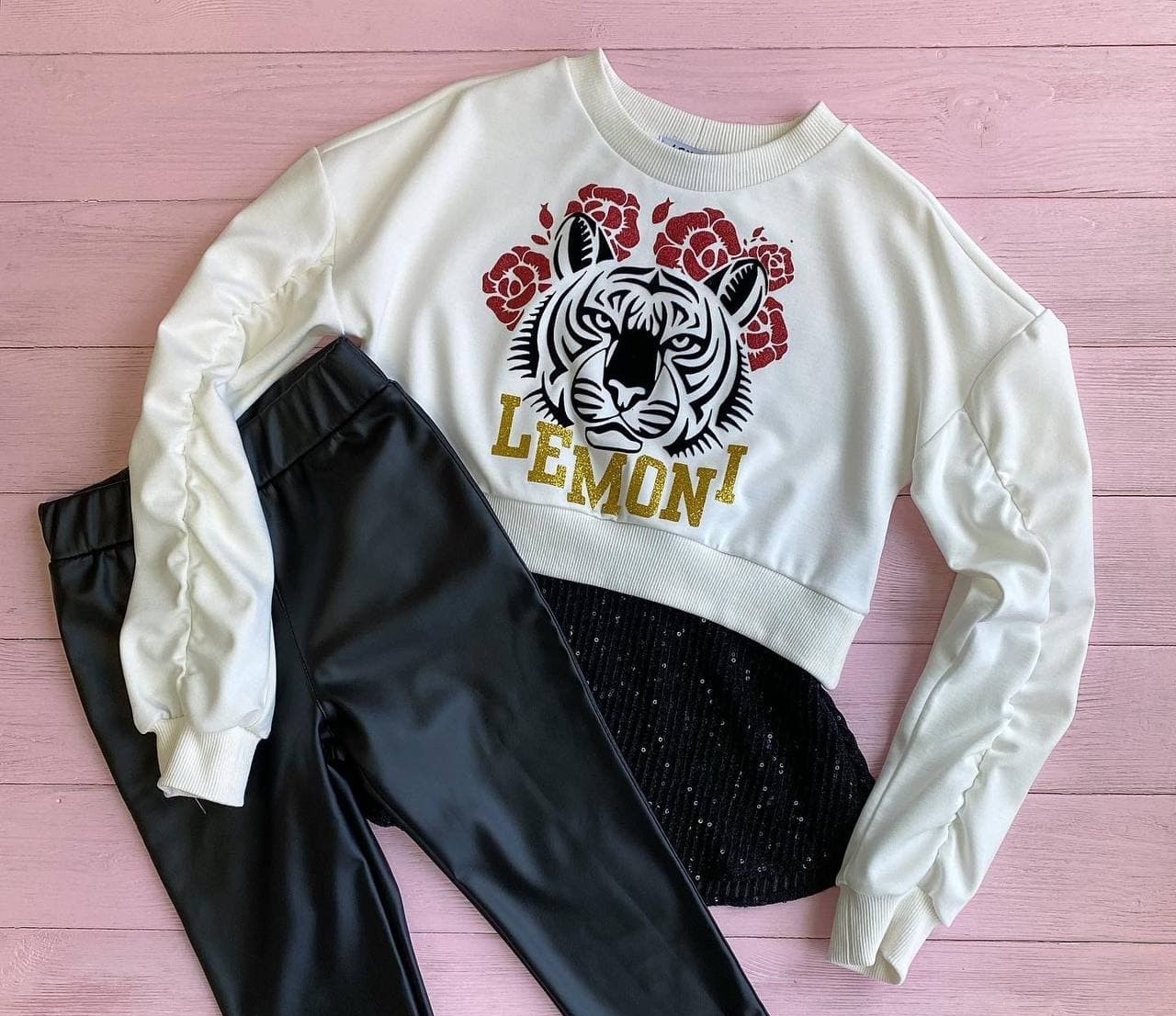 

Свитшот с тигром для девочки Red Rose Lemoni 152/158 см 100077