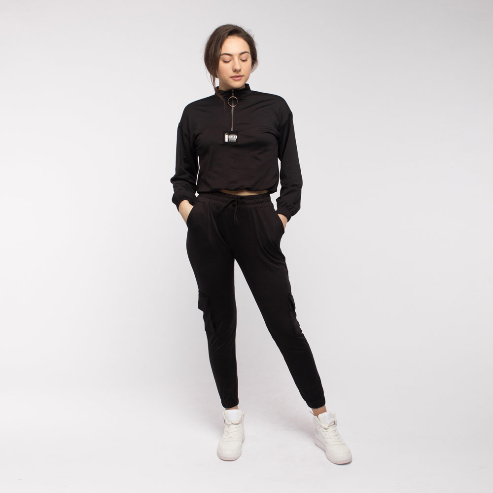 

Костюм спортивний жіночий Solin collection  чорний, Костюм спортивний жіночий Solin collection S чорний