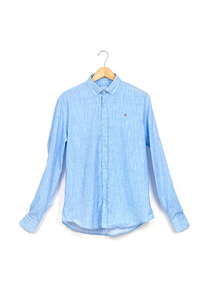 

Сорочка чоловіча Yuki 4XL блакитний