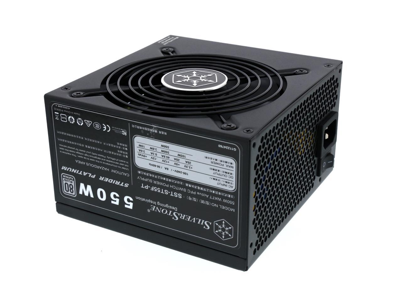 

Блок питания SilverStone Strider PlatinumSeries - 550 Watt (SST-ST55F-PT)