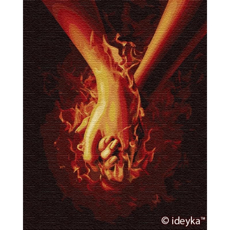 

Картина по номерам "Огонь между нами 3" 40 * 50см KHO4777