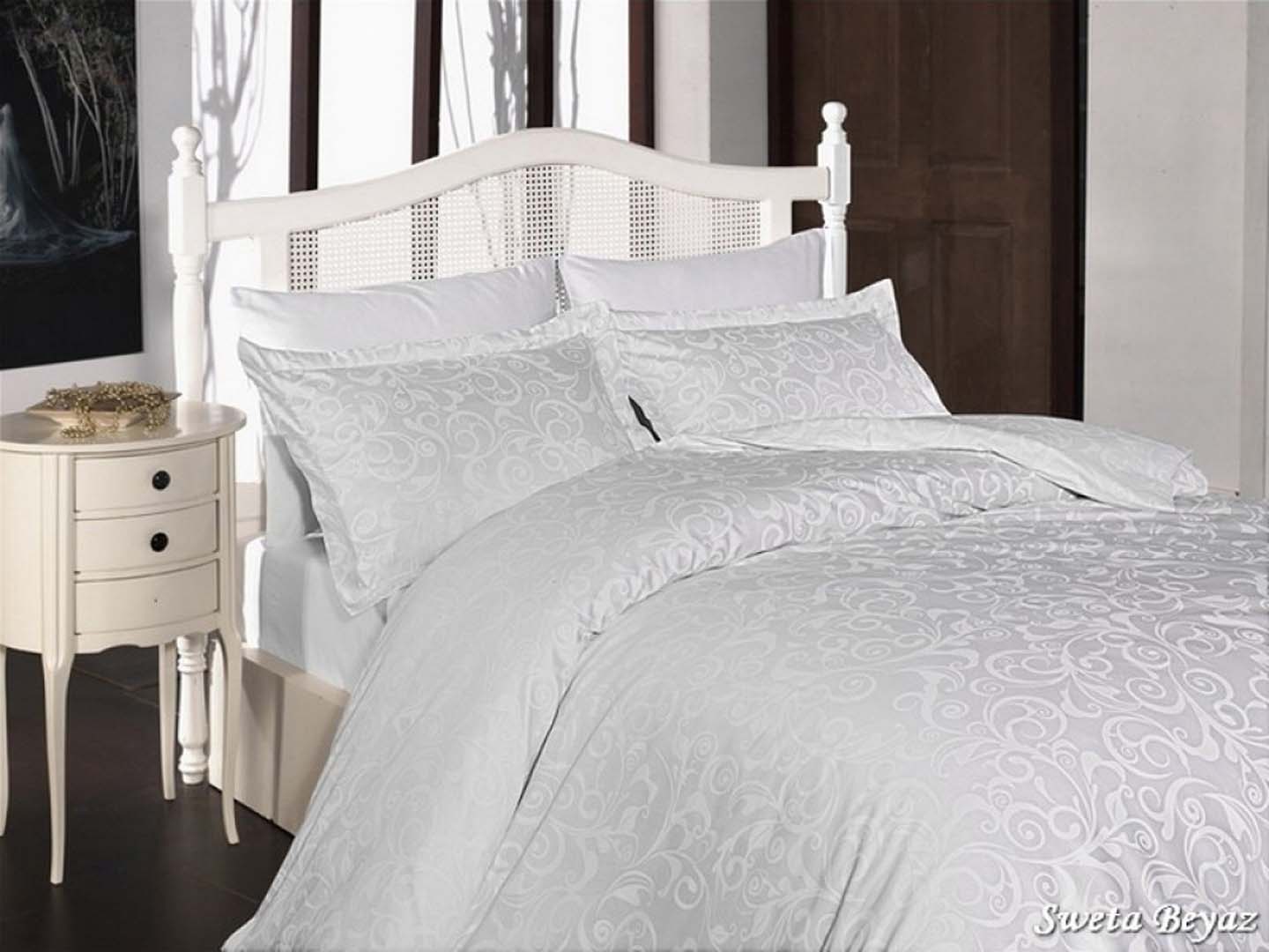 

Постільна білизна First Choice Cotton Satin 160 х 220 см сімейний Sweta White